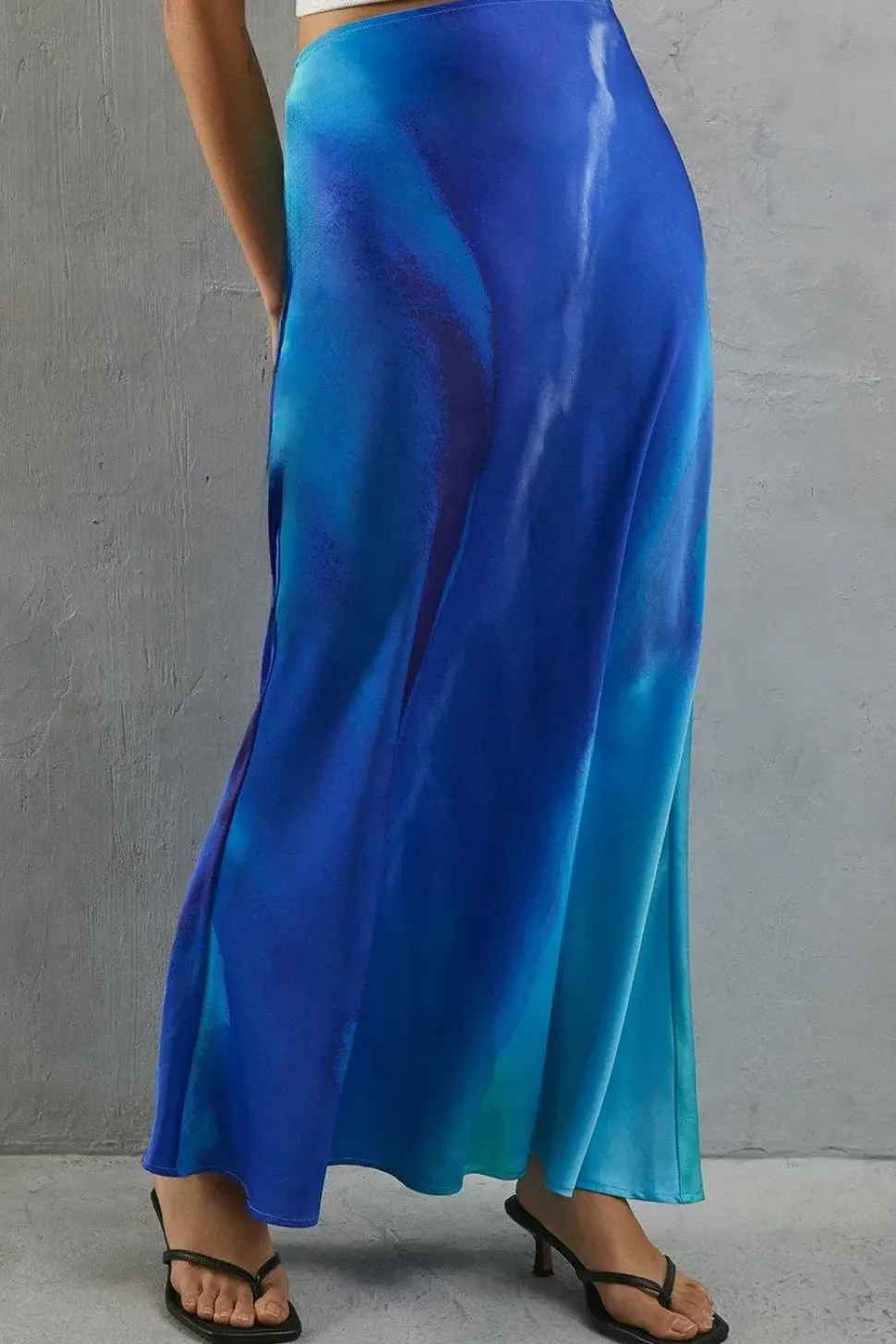 Premium Satin Midaxi Skirt