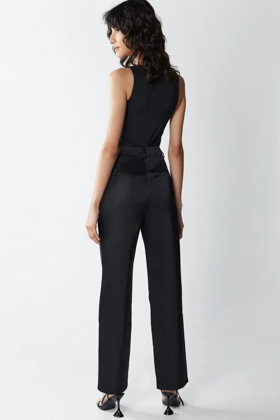 Premium Satin Straight Leg Trouser