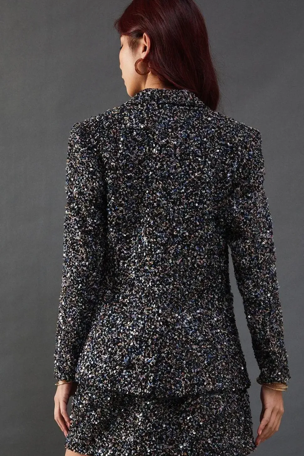 Premium Sequin Boucle Blazer