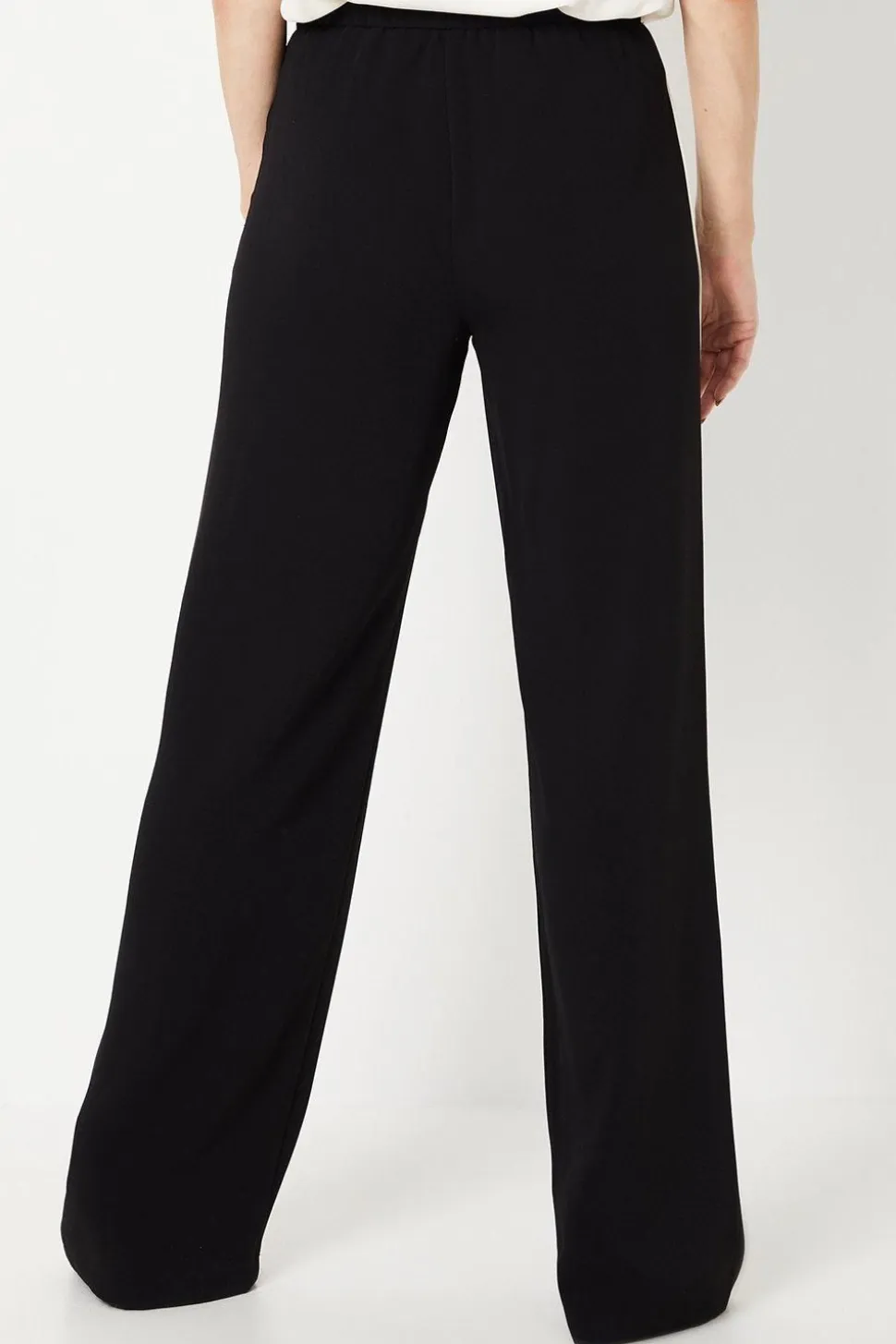 Premium Side Stripe Elastic Wide Leg Trouser
