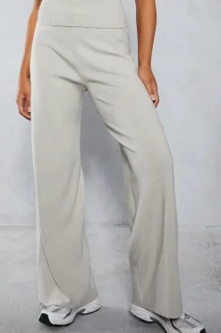 Premium Soft Knit Folded Waist Trousers