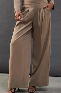 Premium Super Wide Leg Fluid Trousers