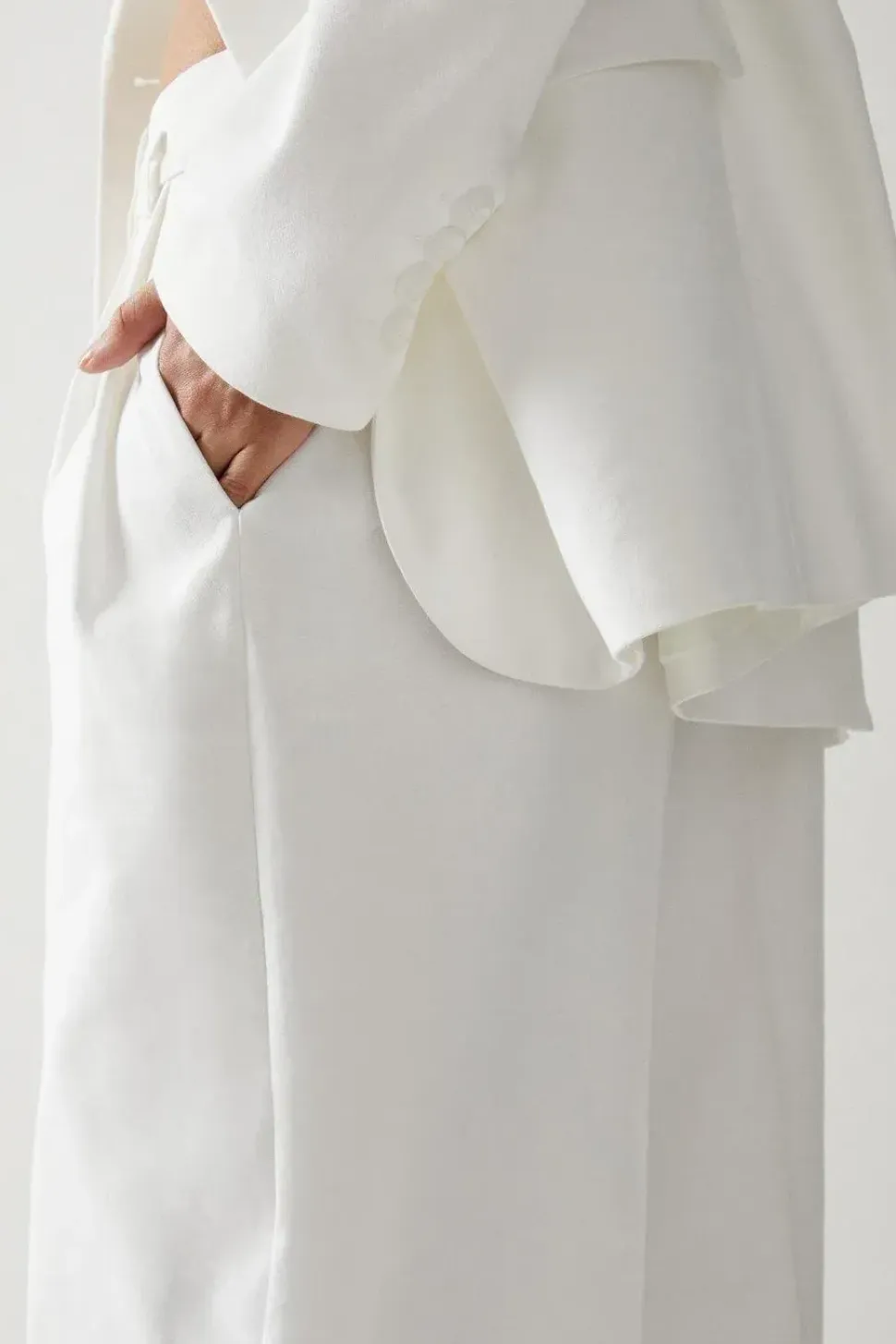 Premium Tailored Wide Leg Trousers
