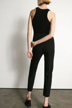 Premium Tailoring High Waist Slim Leg Trouser