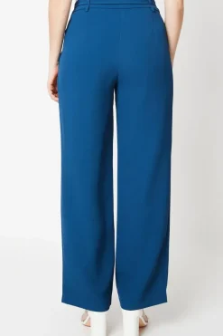Premium Wide Leg Trouser With Trim Detail