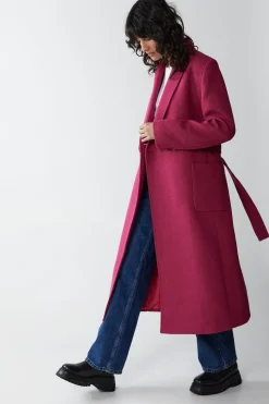 Premium Wool Look Tailored Coat
