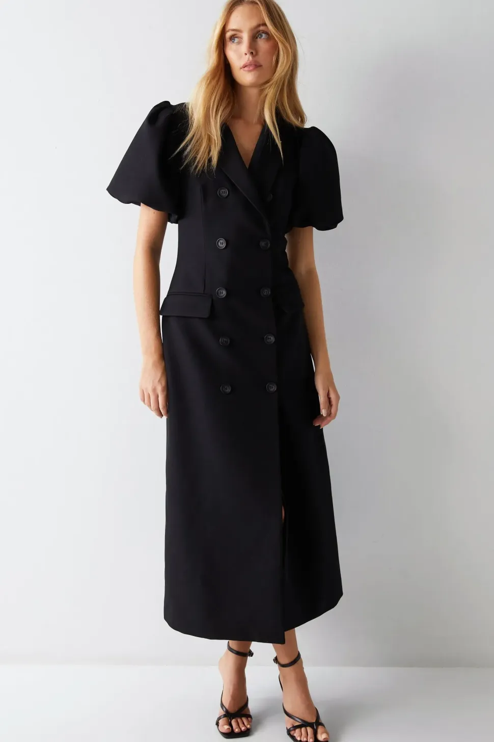Premium Wrap Over Maxi Dress