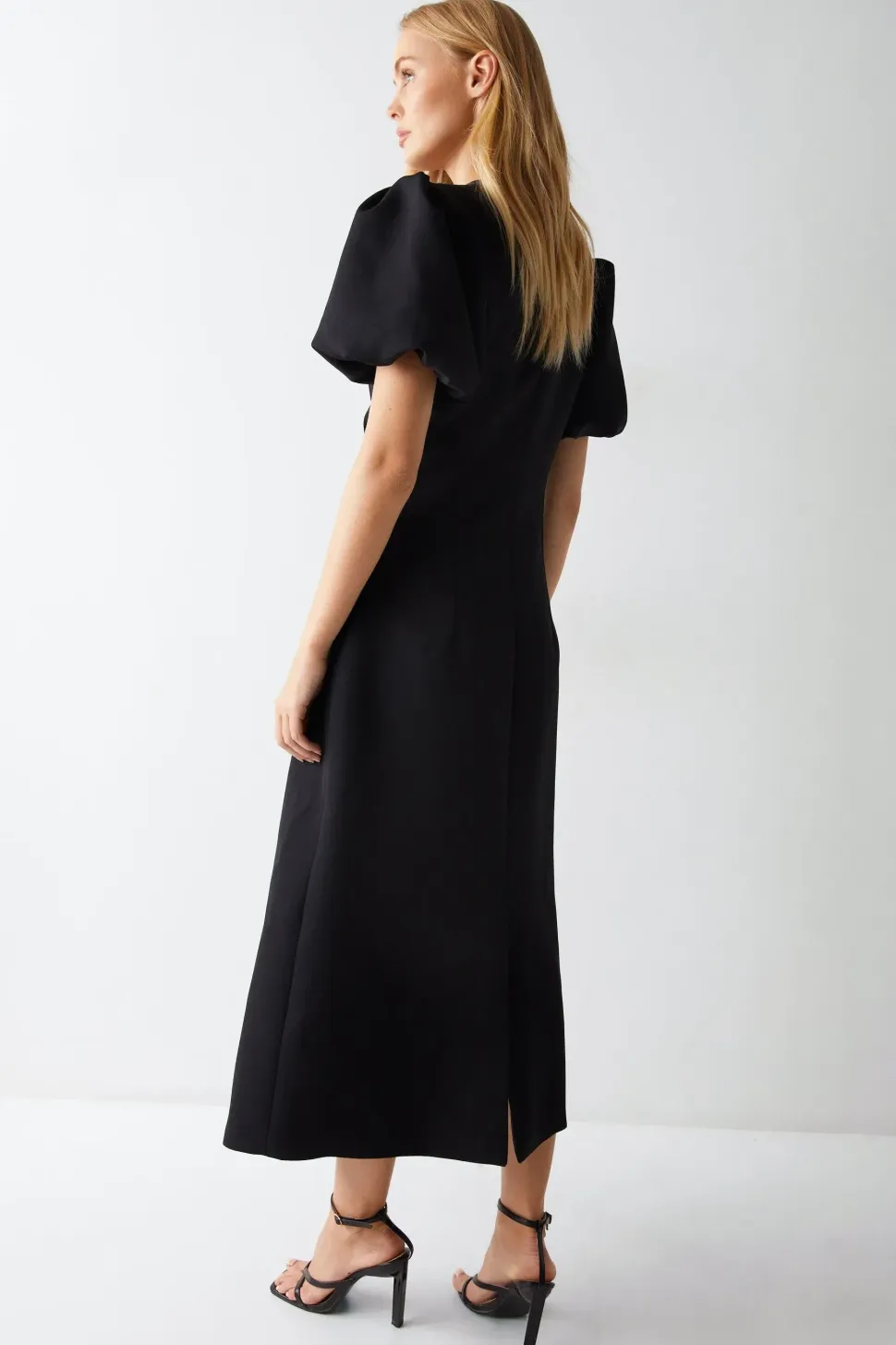 Premium Wrap Over Maxi Dress