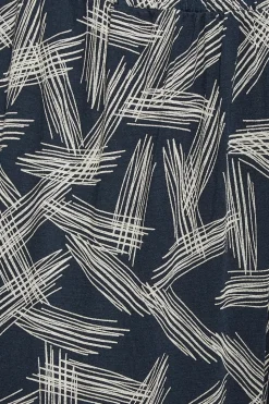 Print Cropped Harem Joggers