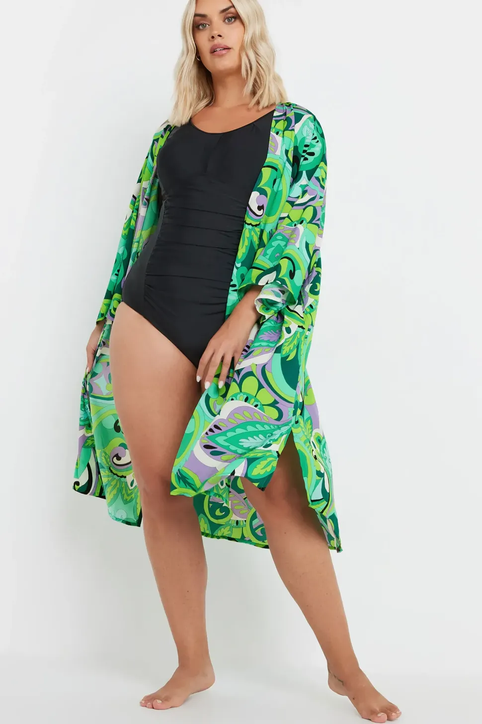 Printed Beach Kimono