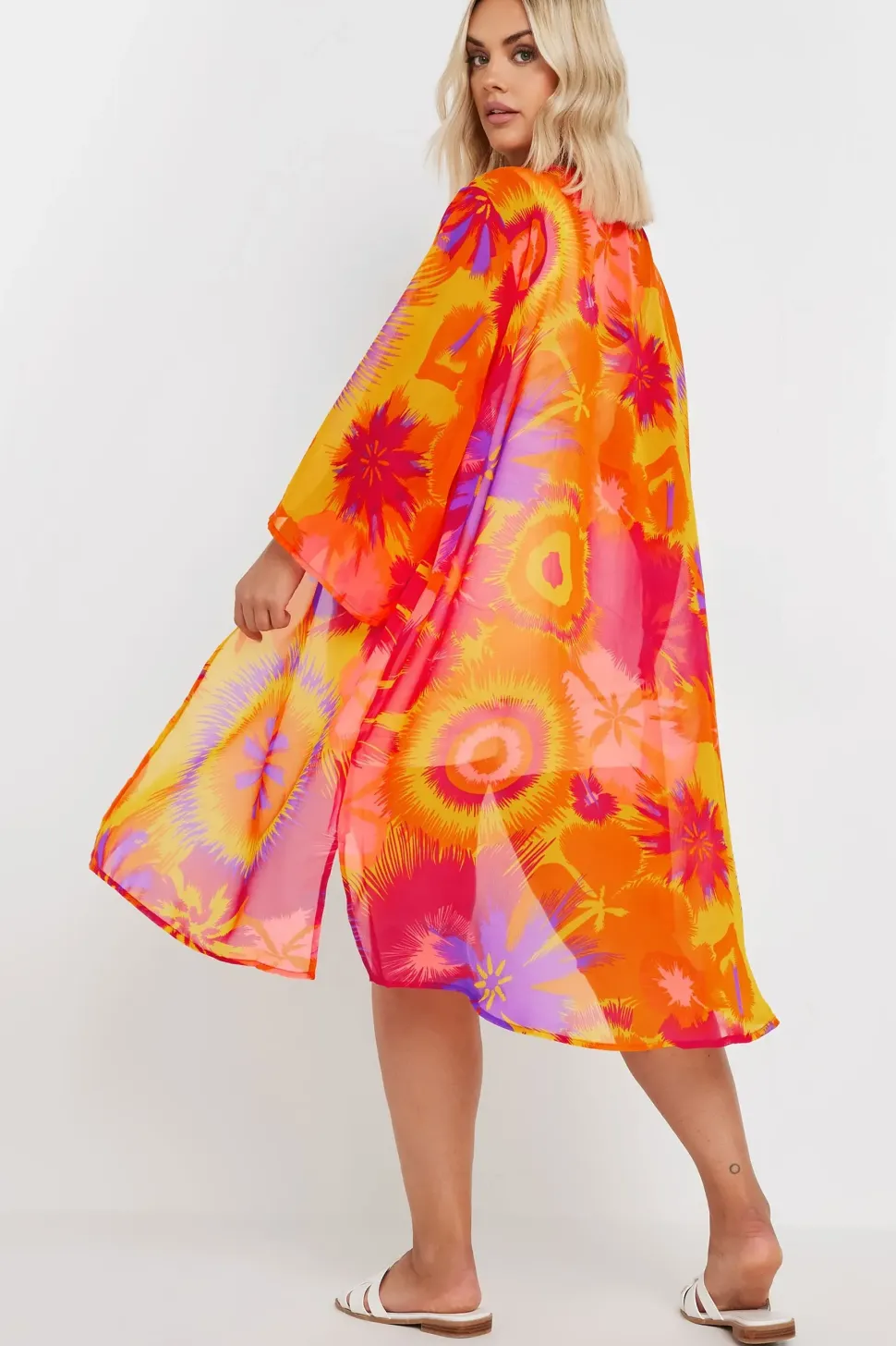Printed Beach Kimono
