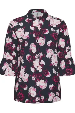 Printed Bell Sleeve Shirt