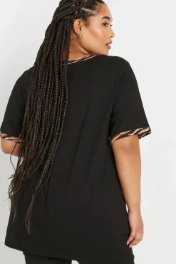 Printed Colourblock Top