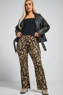 Printed Flared Trousers