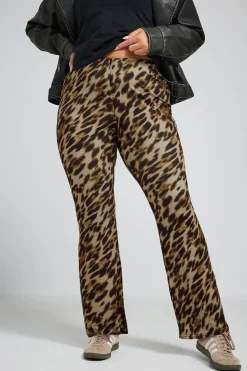 Printed Flared Trousers