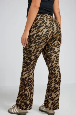 Printed Flared Trousers