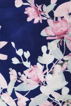 Printed Hyacinth Border Shift Dress