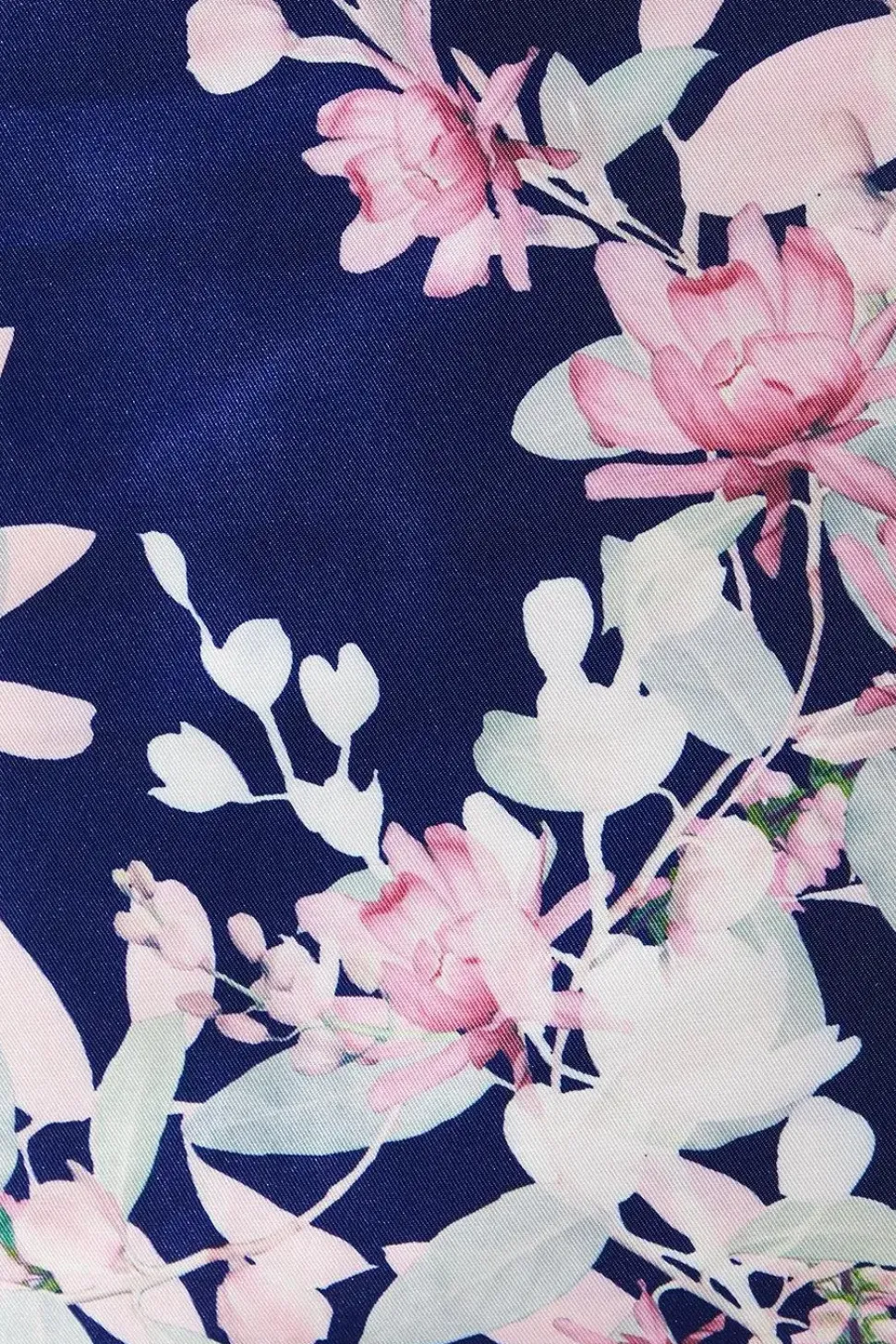 Printed Hyacinth Border Shift Dress