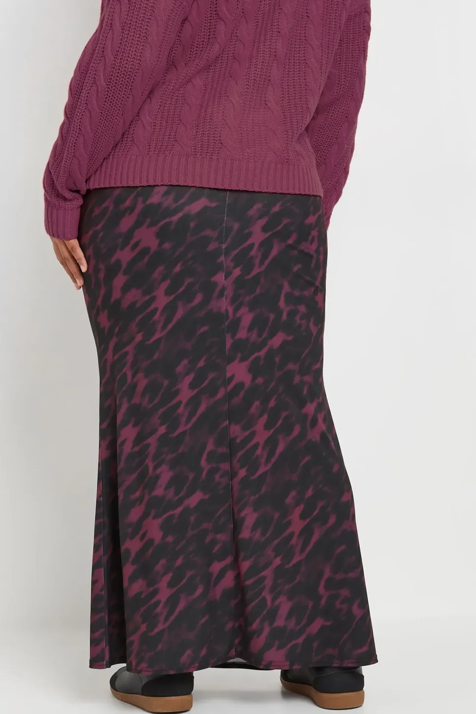 Printed Maxi Skirt