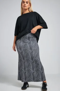 Printed Maxi Skirt