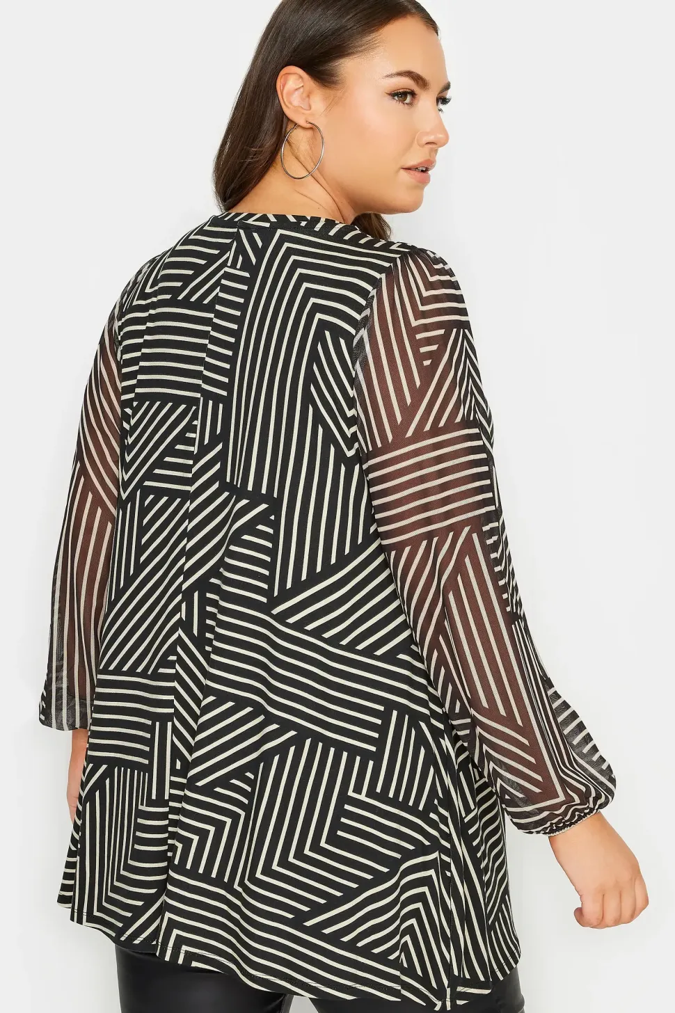 Printed Mesh Swing Top