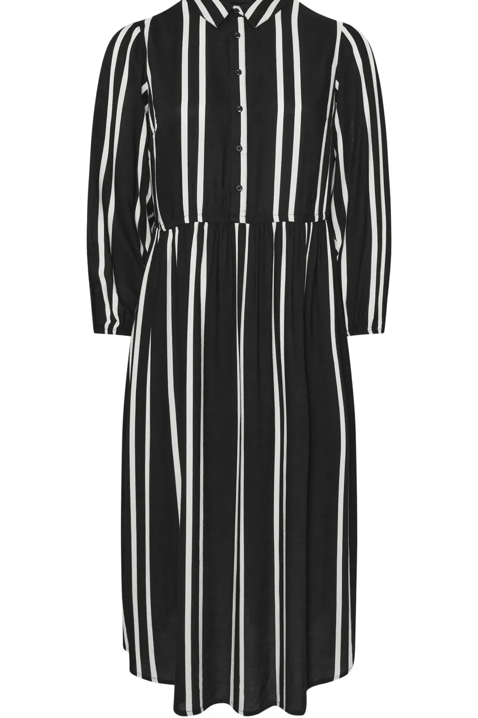 Printed Midi Shirt Dress