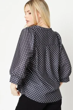 Printed Overhead Blouse
