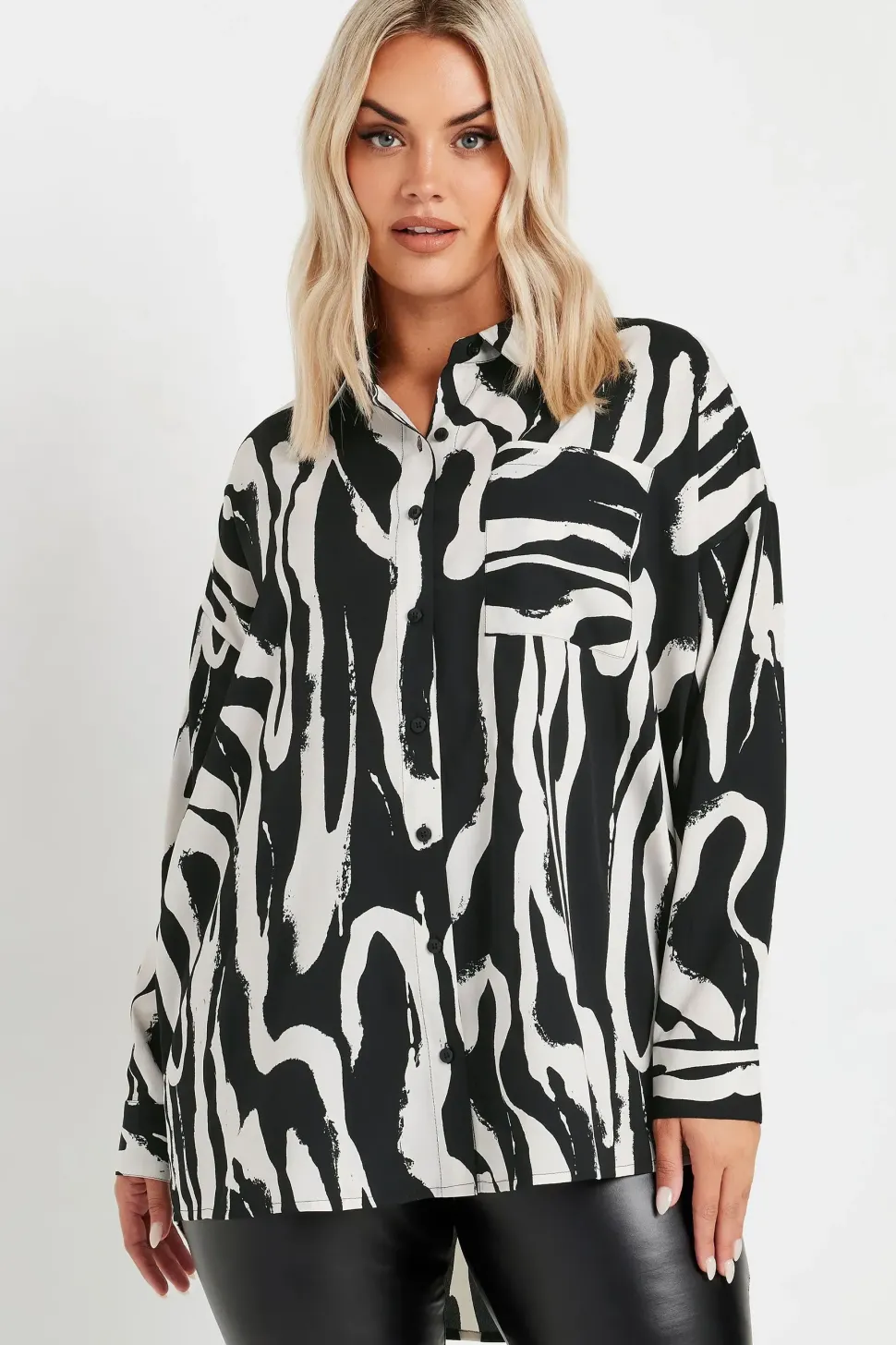 Printed Oversized Shirt