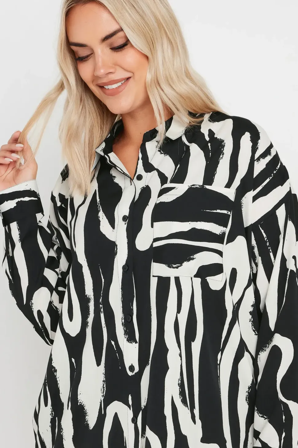 Printed Oversized Shirt