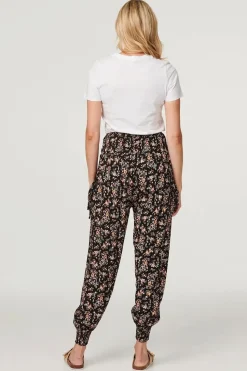 Printed Relaxed Tapered Harem Pants