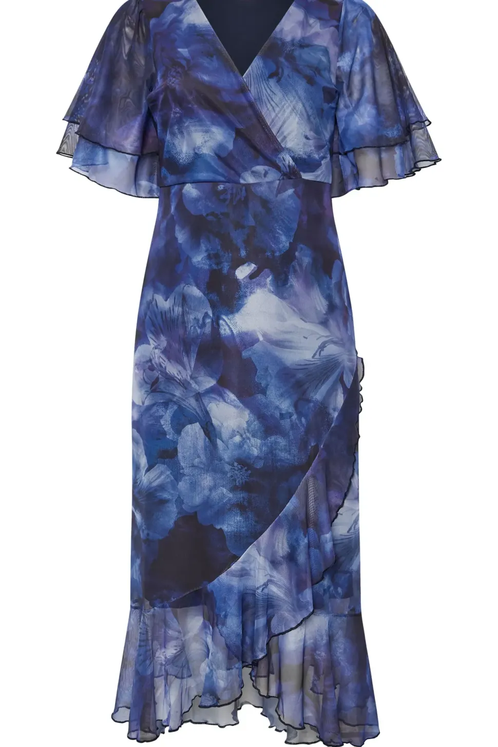 Printed Wrap Dress