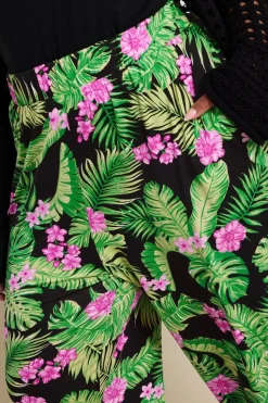Print Harem Trousers