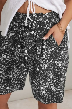 Print Paperbag Shorts