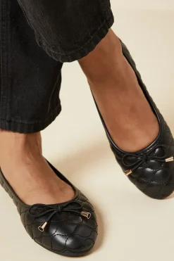Priya Quilted Ballet Flats