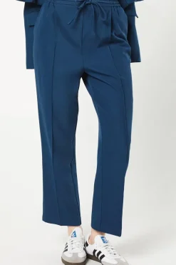 Pull On Elastic Waist Tapered Trouser