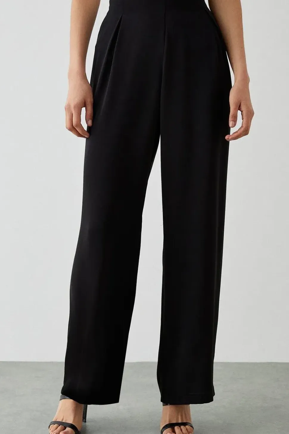Pull On Wide Leg Trouser