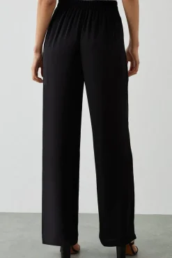 Pull On Wide Leg Trouser