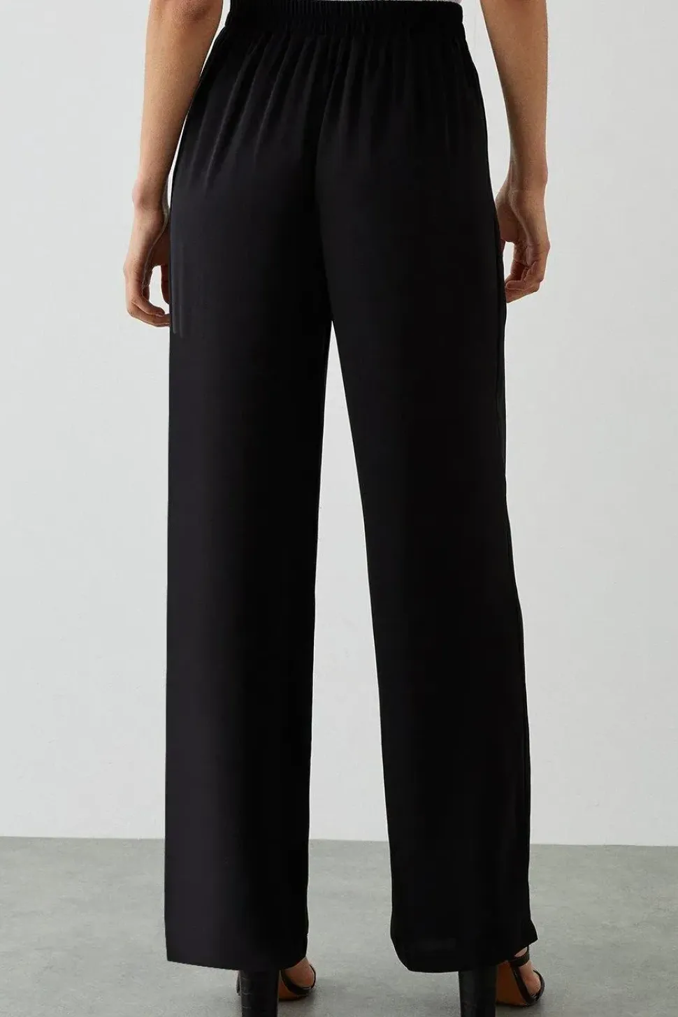 Pull On Wide Leg Trouser