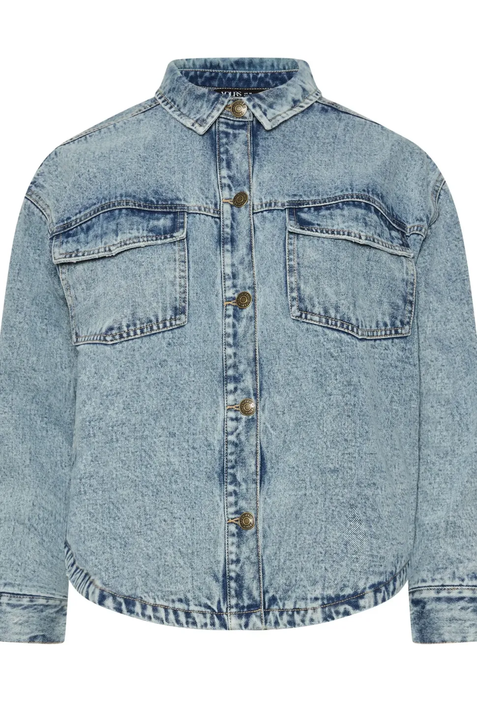 Quilted Denim Shacket