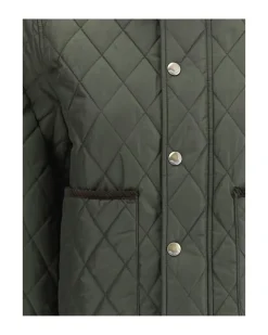 Quilted Jacket with Corduroy Collar and Archivio Check Lining