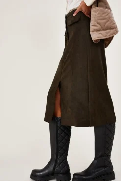 Quilted Leather Stomp Boots
