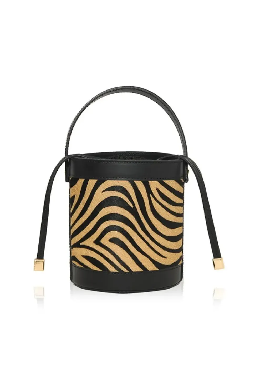 "Anse' Tiger Print Bucket Bag