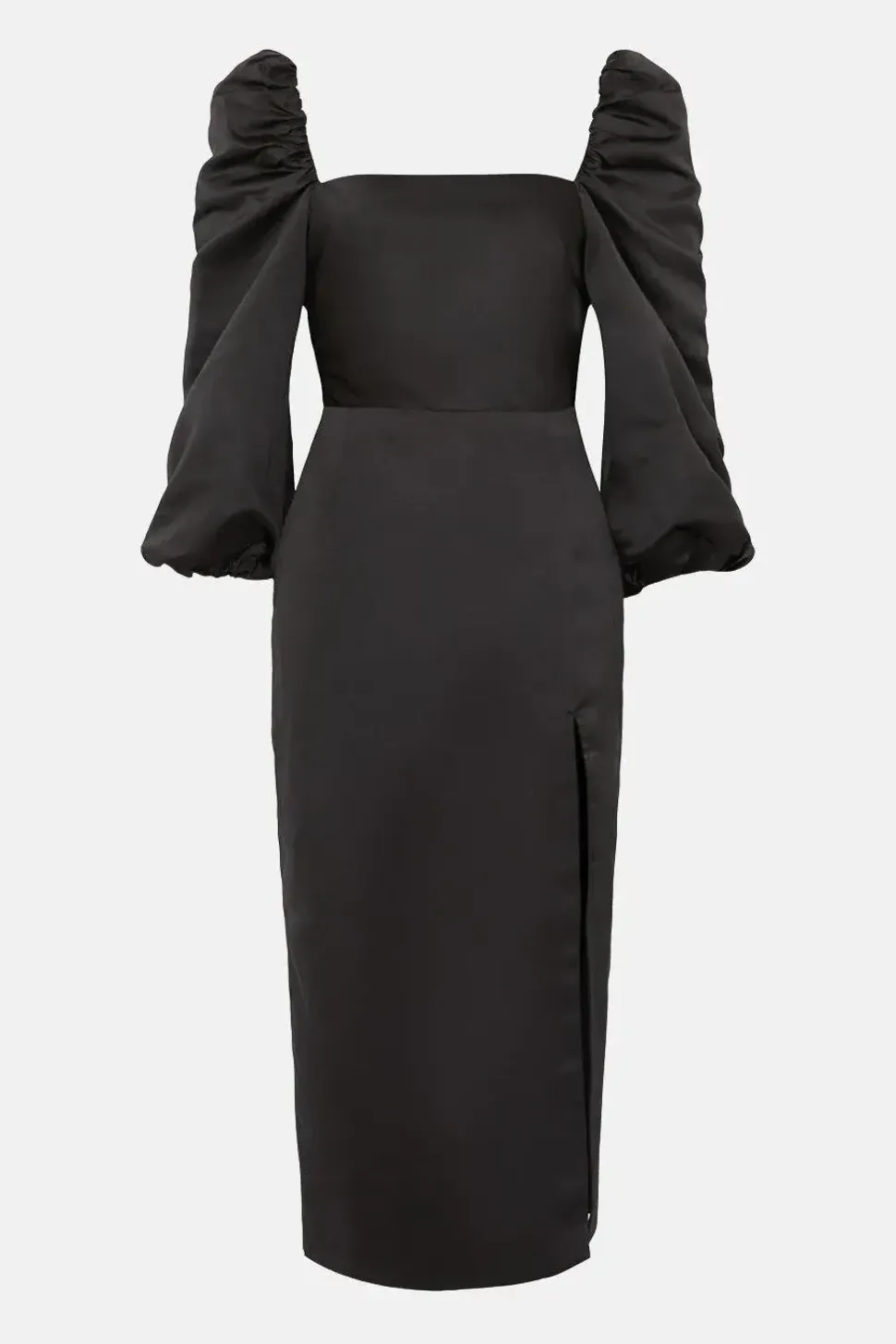 Rachel Stevens Petite Volume Sleeve Split Dress