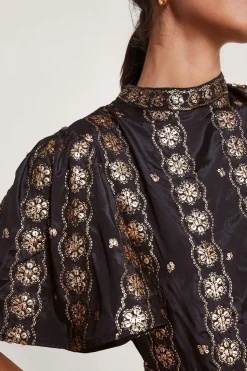 Raelyn Embellished Ruffle Dress