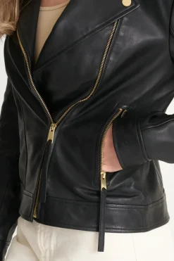 Real Leather Biker Jacket