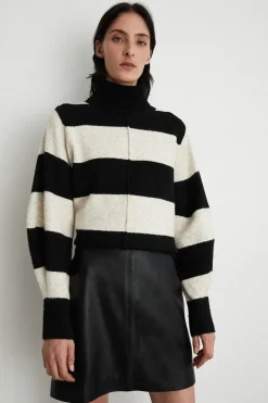 Real Leather Clean Pelmet Skirt
