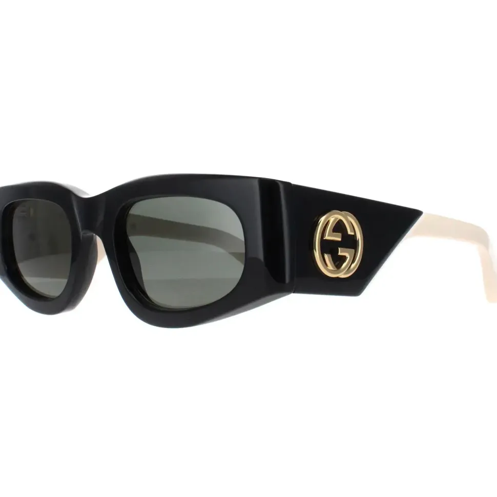 Rectangle Black with Ivory Grey GG1664S