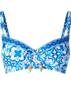 Recycled Tile Print Bikini Top