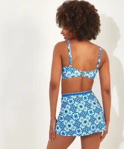 Recycled Tile Print Bikini Top