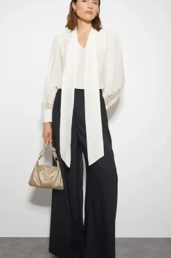 Reece Lacy Pussybow Blouse